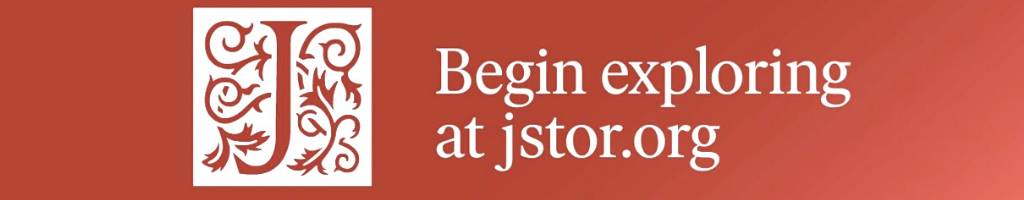 JSTOR Updates and Primary Sources
